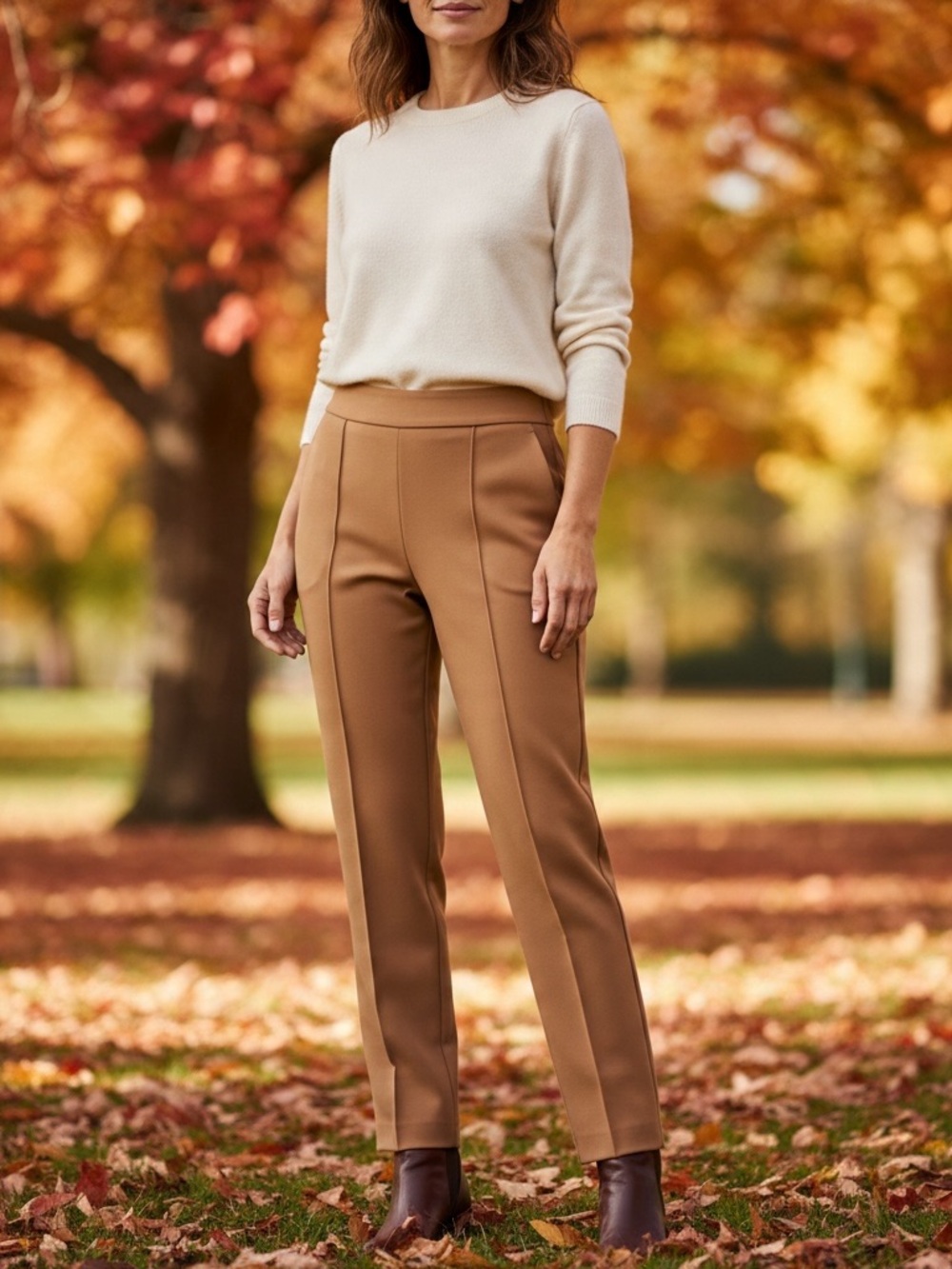 Talbots Heritage Pants in Taupe Beige Size 4